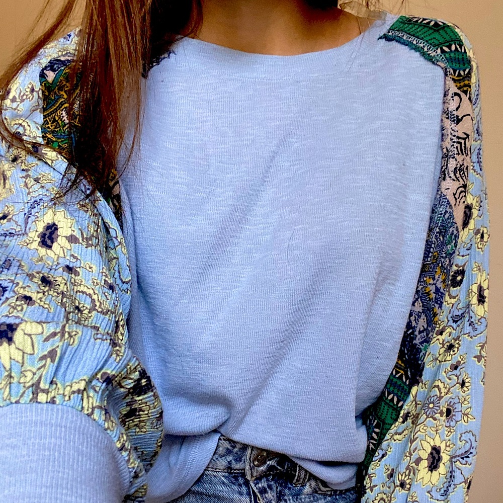 Boho long sleeve top